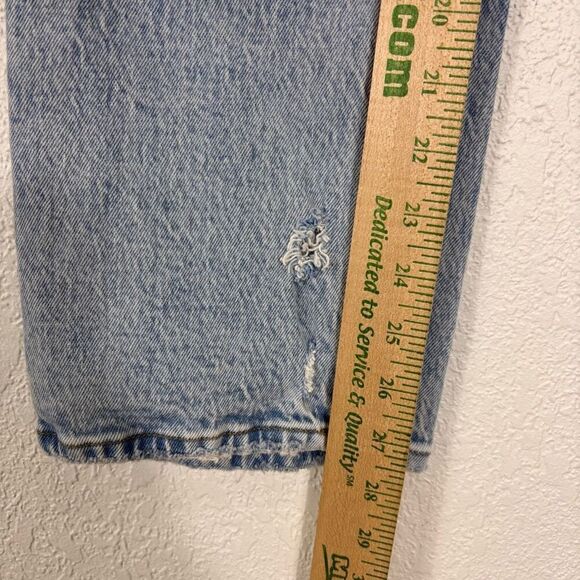 Abercrombie & Fitch The 90’s Straight Leg High Rise Jeans Size 25P or 0P - Picture 7 of 12